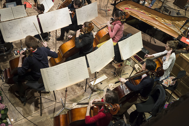Bild:  2016.04.22. Probe Orchester der Zürcher Hochschule der Künste