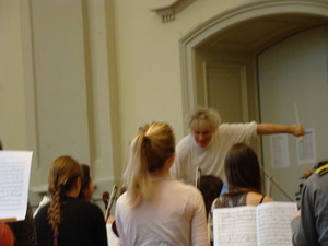 Picture: Orchesterworkshop mit Sir Simon Rattle