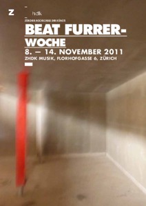 Picture: Programm Beat Furrer-Woche