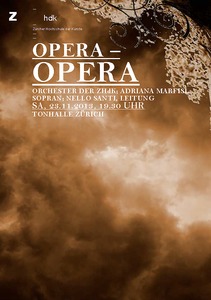 Bild:  2013.11.23.|OPERA - OPERA - Orchester der ZHdK - Nello Santi, Leitung