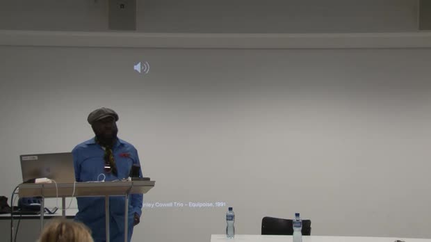 Picture: Prof. Dr. Bonaventure Ndikung, Founder and Art Director of SAVVY Contemporary e.V., Berlin “In Quest of Equipoise. A Listening Exercise”, 13.05.2022