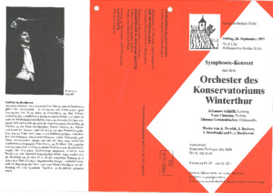 Picture: 1997.09.29.|Konzert|Konservatorium Winterthur