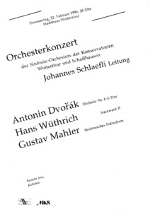 Picture: 1996.02.22.|Orchesterkonzert
