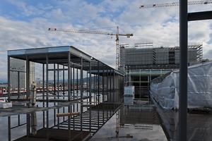 Picture: Toni-Areal: Bauphase Grundausbau Stahlbau