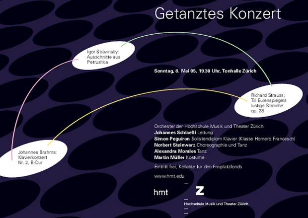 Picture: Flyer 'Getanztes Konzert'