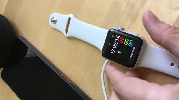 Picture: Sonic Hello, World! on an Apple Watch