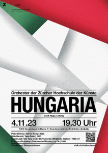 Bild:  2023.11.04. | Orchesterprojekt HUNGARIA | Plakat