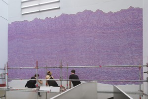 Picture: Realisation: Sol LeWitt Walldrawing #730