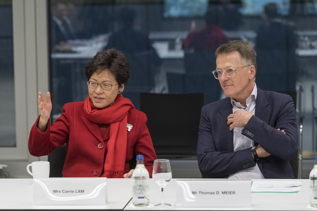 Bild:  Hong Kong Chief Executive Carrie Lam visited Zurich University of the Arts