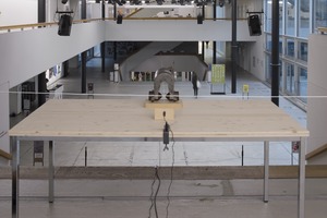 Picture: Installation Music on a Long Thin Wire 1977, 10.-14. Oktober 2016