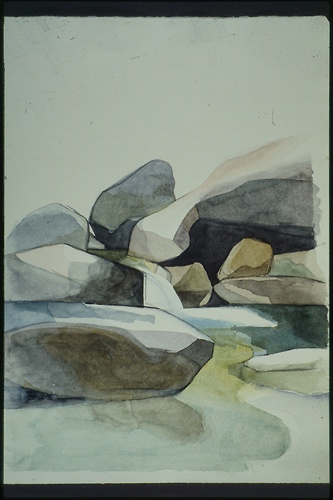 Bild:  Studie: Steine und Wasser