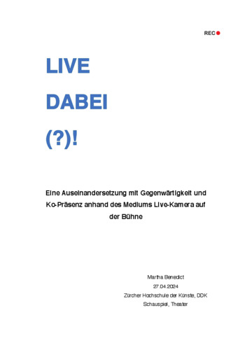 Picture: Live Dabei (?)!