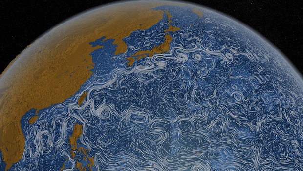 Picture: Ocean surface currents of the Kuroshio Current