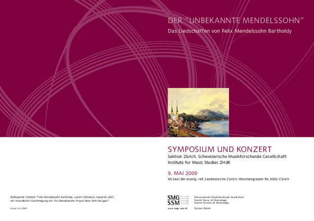 Picture: 2009.05.09.|Symposium|Der "unbekannte Mendelssohn"