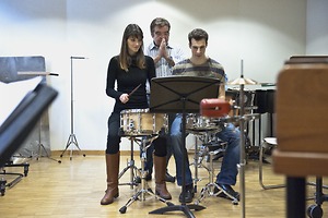 Bild:  Schlagzeug bei Horst Hofmann
