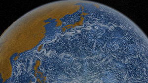 Bild:  Ocean surface currents of the Kuroshio Current