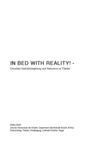 Bild:  IN BED WITH REALITY!