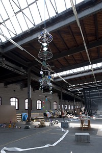 Bild:  Ausstellung im Güterbahnhof