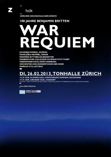 Bild:  Orchesterkonzert - War Requiem