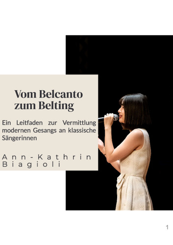 Picture: Vom Belcanto zum Belting