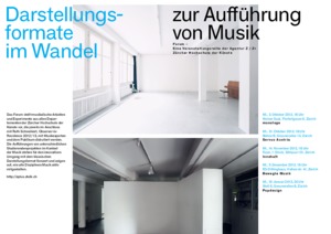 Picture: Z+ Forum: Darstellungsformate im Wandel/zur Aufführung von Musik (Flyer)