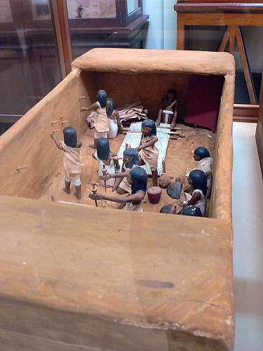 Picture: Foto eines frühzeitlichen Modells im Ägyptischen Nationalmuseum, Kairo