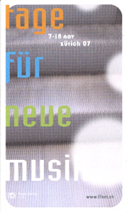 Picture: tage für neue musik 2007