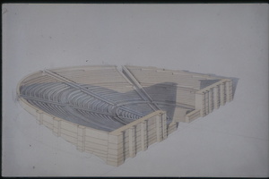 Bild:  Rekonstruktion Römisches Amphitheater Lenzburg