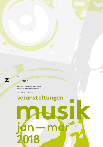 Bild:  Printagenda ZHdK Musik - 2018 Jan-Mär