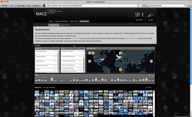 Picture: MACE-Projekt: Metadata for Architectural Content in Europe