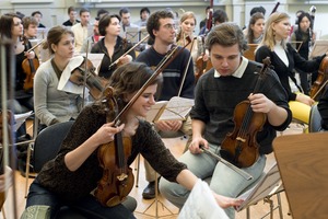 Bild:  Orchesterakademie 2009 der Hochschulen Genf und Zürich