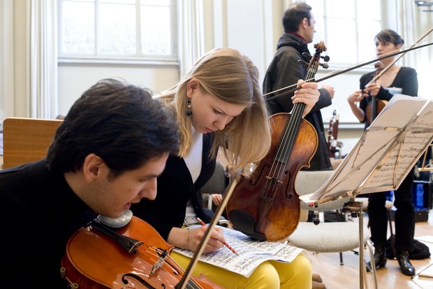 Bild:  Orchesterakademie 2009 der Hochschulen Genf und Zürich