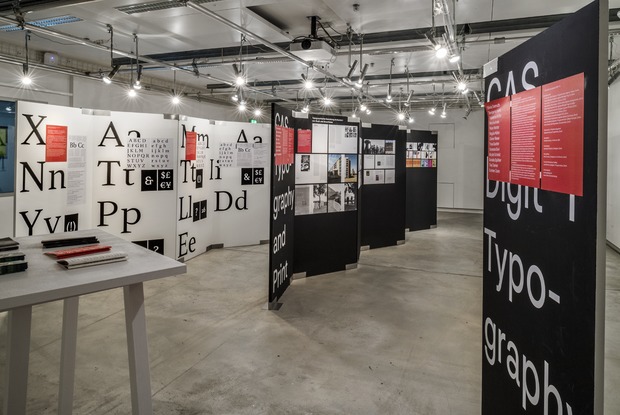 Bild:  Ausstellung Type Design and Typography